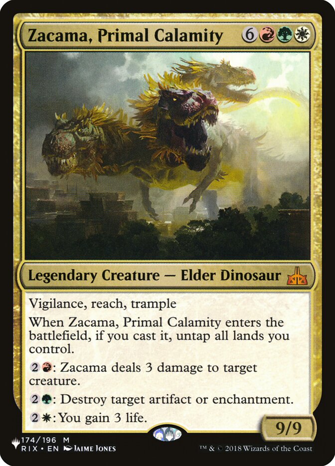 Zacama, Primal Calamity [The List] | Gam3 Escape