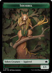 Squirrel // Darkstar Augur Double-Sided Token [Bloomburrow Tokens] | Gam3 Escape