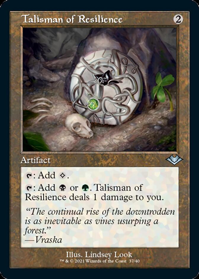 Talisman of Resilience (Retro Foil Etched) [Modern Horizons] | Gam3 Escape