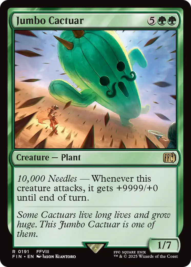 Jumbo Cactuar [FINAL FANTASY] | Gam3 Escape
