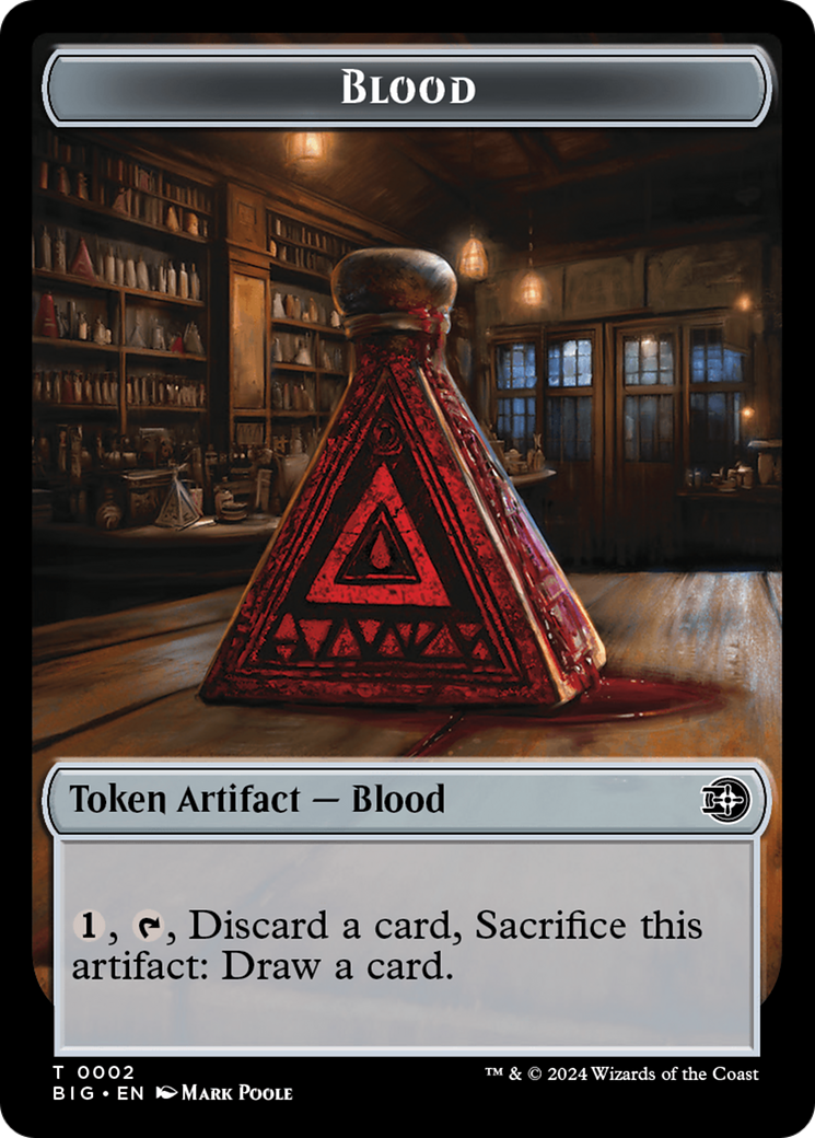 Blood // Plot Double-Sided Token [Outlaws of Thunder Junction: The Big Score Tokens] | Gam3 Escape