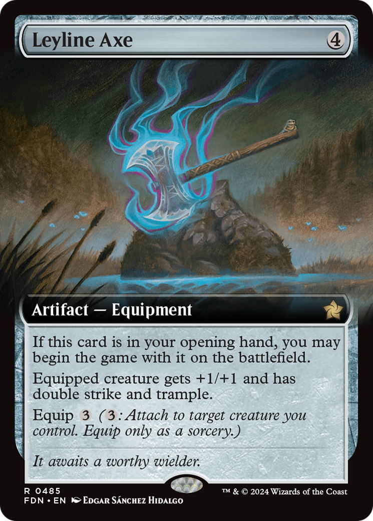 Leyline Axe (Extended Art) [Foundations] | Gam3 Escape