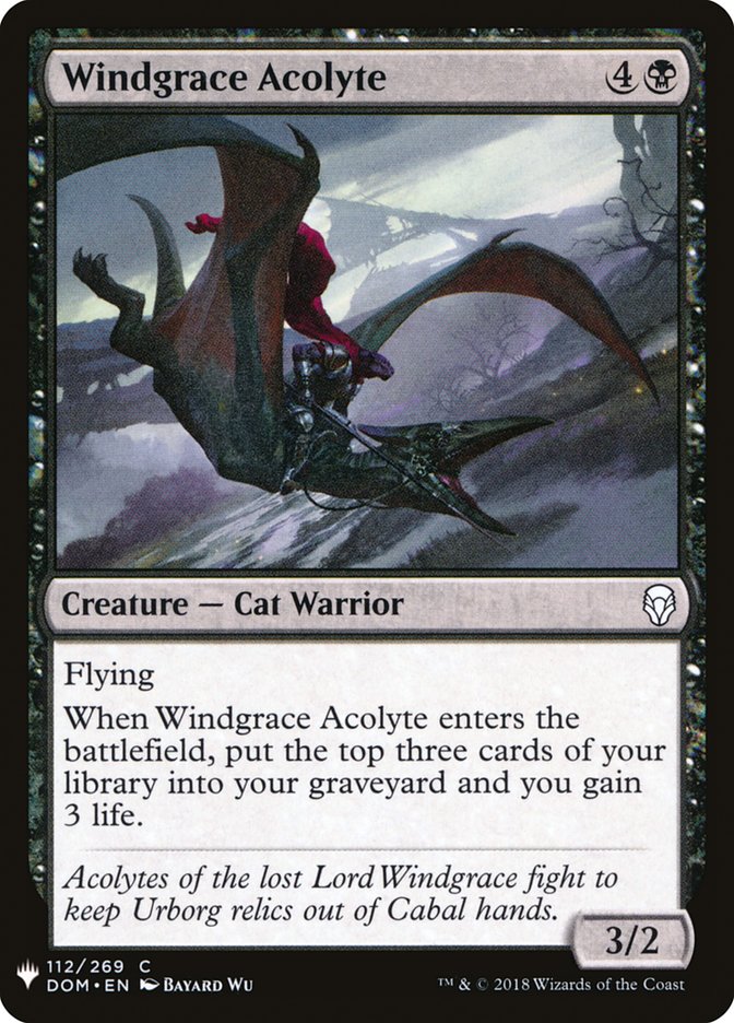 Windgrace Acolyte [Mystery Booster] | Gam3 Escape