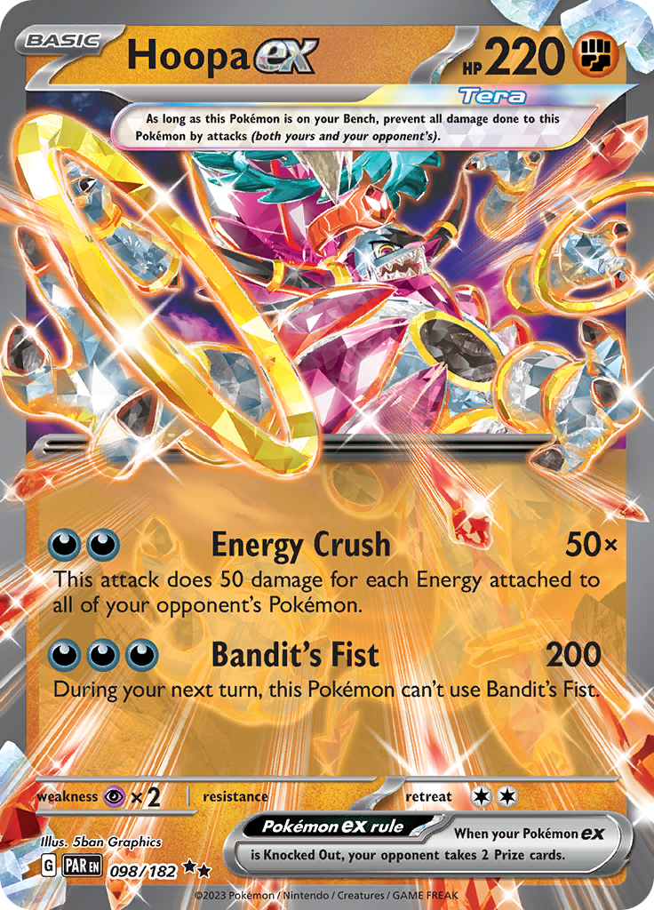 Hoopa ex (098/182) [Scarlet & Violet: Paradox Rift] | Gam3 Escape