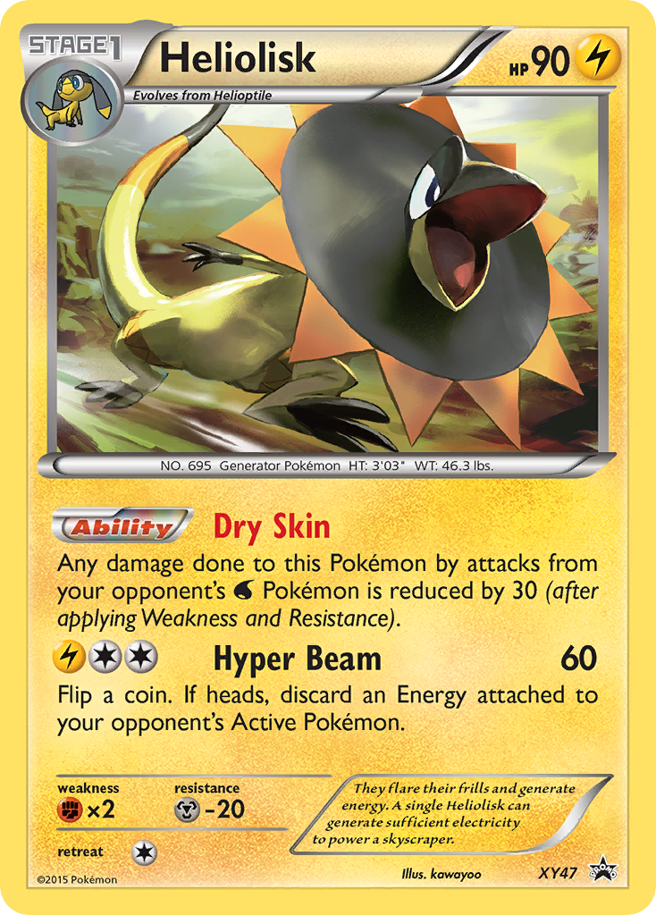 Heliolisk (XY47) [XY: Black Star Promos] | Gam3 Escape