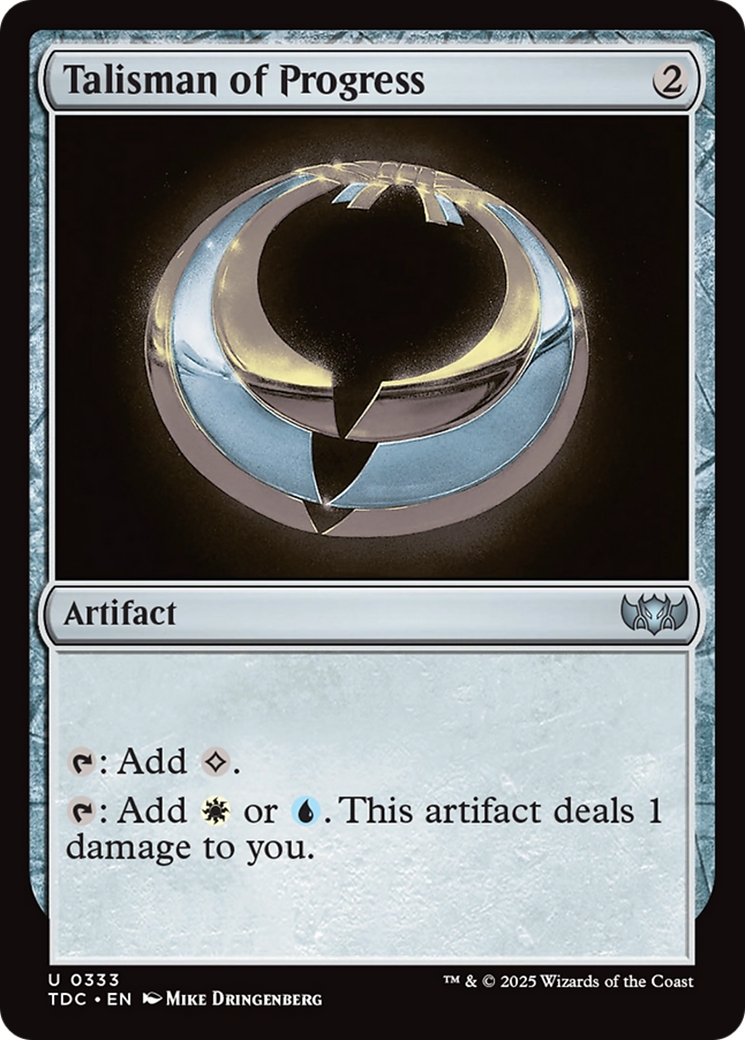 Talisman of Progress [Tarkir: Dragonstorm Commander] | Gam3 Escape
