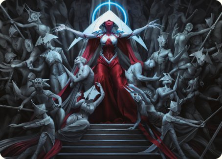 Elesh Norn, Mother of Machines Art Card [Phyrexia: All Will Be One Art Series] | Gam3 Escape