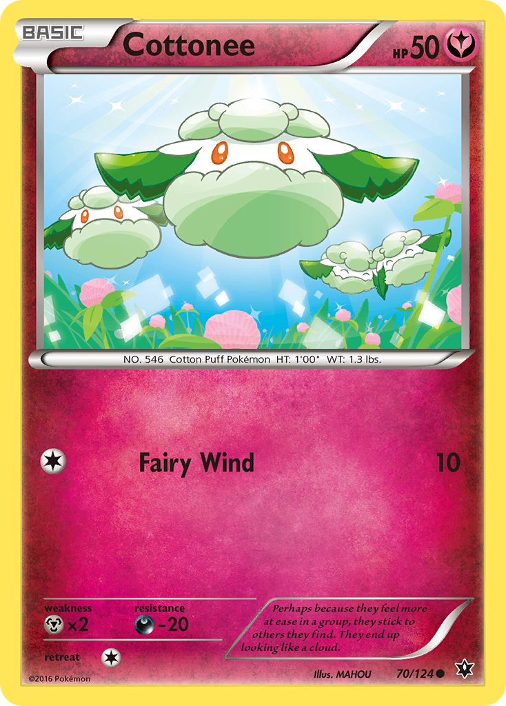 Cottonee (70/124) [XY: Fates Collide] | Gam3 Escape