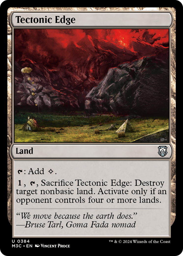 Tectonic Edge (Ripple Foil) [Modern Horizons 3 Commander] | Gam3 Escape
