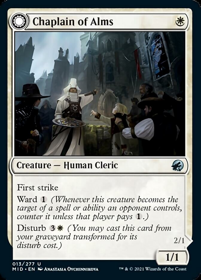 Chaplain of Alms // Chapel Shieldgeist [Innistrad: Midnight Hunt] | Gam3 Escape