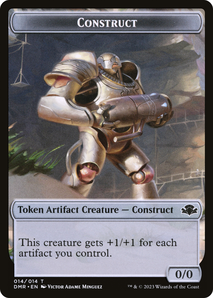 Construct Token [Dominaria Remastered Tokens] | Gam3 Escape