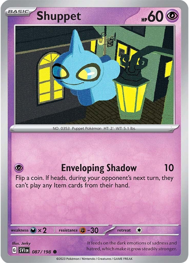 Shuppet (087/198) [Scarlet & Violet: Base Set] | Gam3 Escape