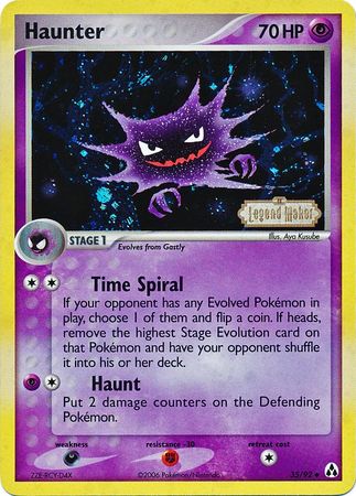 Haunter (35/92) (Stamped) [EX: Legend Maker] | Gam3 Escape