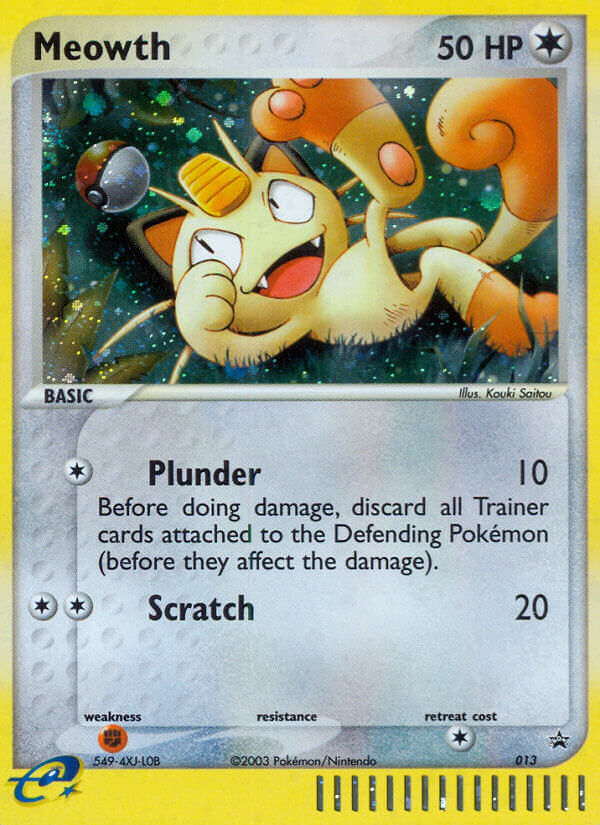 Meowth (013) [Nintendo: Black Star Promos] | Gam3 Escape