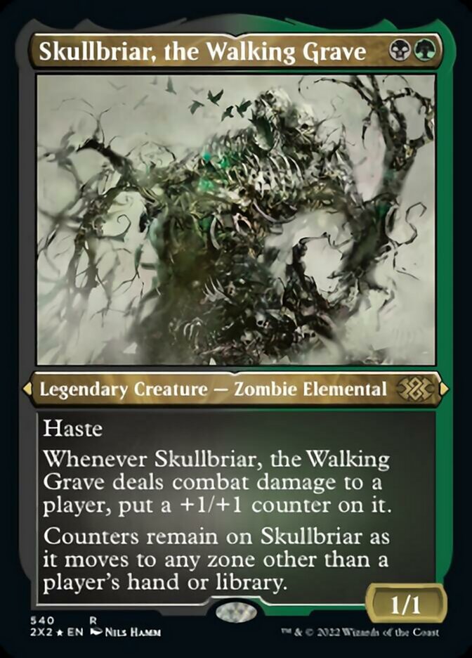 Skullbriar, the Walking Grave (Foil Etched) [Double Masters 2022] | Gam3 Escape