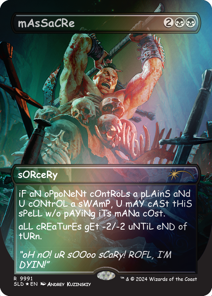 mAsSaCRe (Rainbow Foil) [Secret Lair Drop Series] | Gam3 Escape