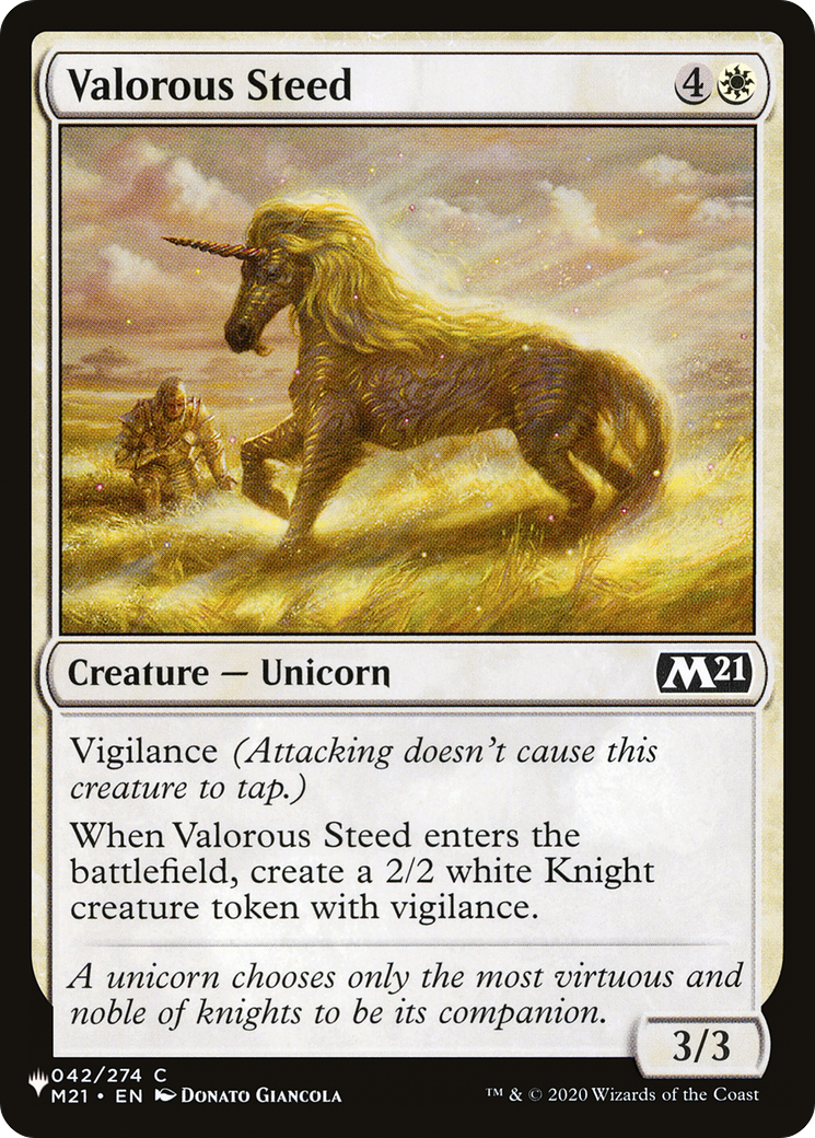 Valorous Steed [The List Reprints] | Gam3 Escape