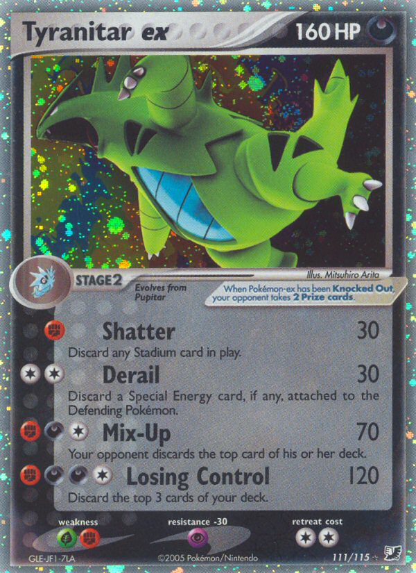 Tyranitar ex (111/115) [EX: Unseen Forces] | Gam3 Escape