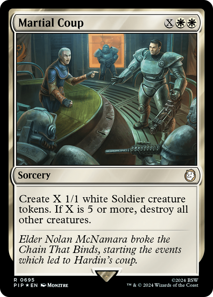 Martial Coup (Surge Foil) [Fallout] | Gam3 Escape