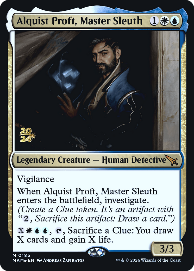 Alquist Proft, Master Sleuth [Murders at Karlov Manor Prerelease Promos] | Gam3 Escape