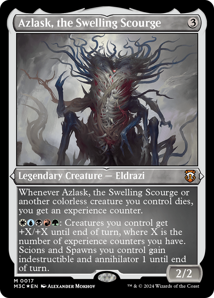 Azlask, the Swelling Scourge (Foil Etched) [Modern Horizons 3 Commander] | Gam3 Escape