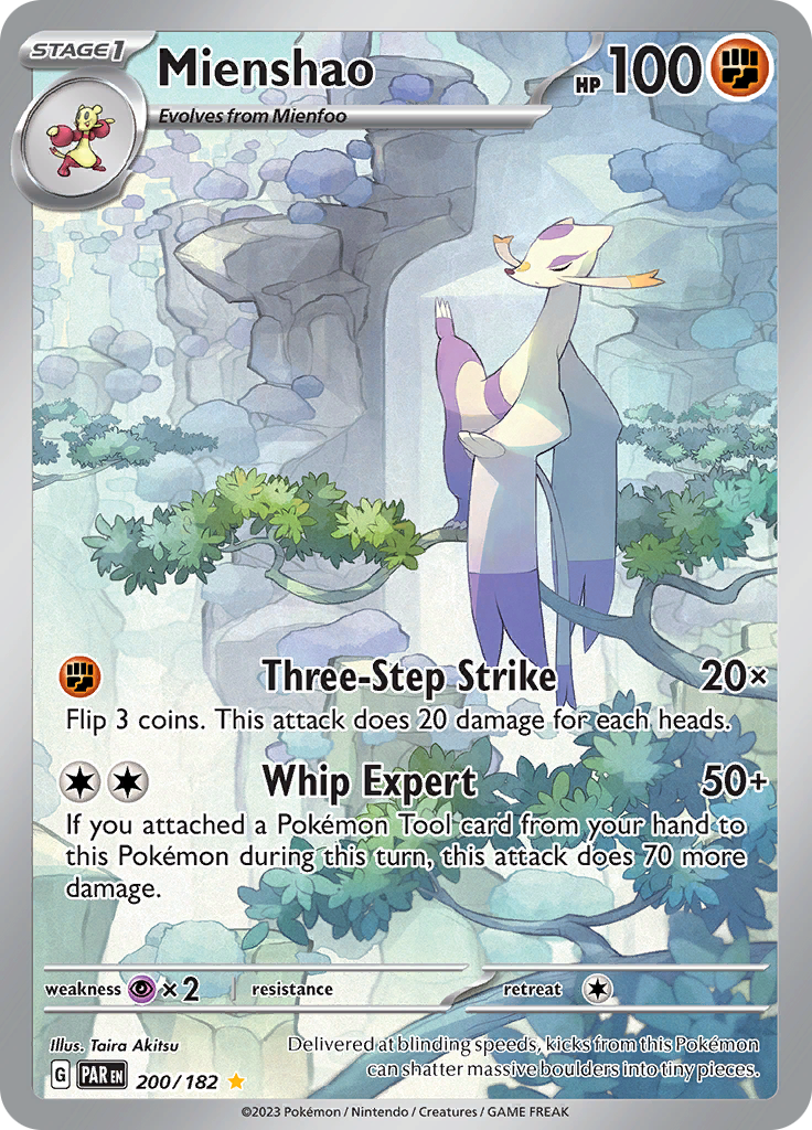 Mienshao (200/182) [Scarlet & Violet: Paradox Rift] | Gam3 Escape