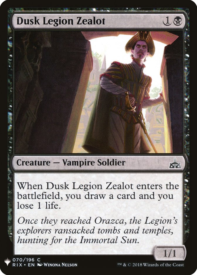 Dusk Legion Zealot [Mystery Booster] | Gam3 Escape