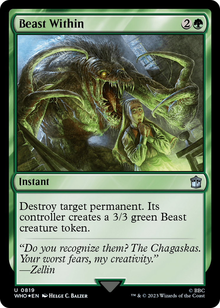 Beast Within (Surge Foil) [Doctor Who] | Gam3 Escape