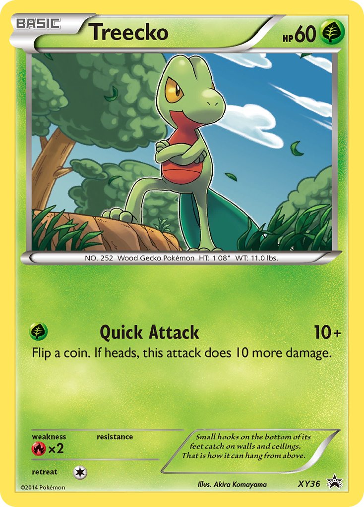 Treecko (XY36) [XY: Black Star Promos] | Gam3 Escape