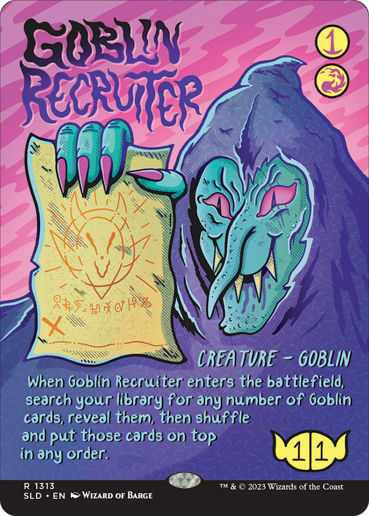 Goblin Recruiter (Rainbow Foil) [Secret Lair Drop Series] | Gam3 Escape