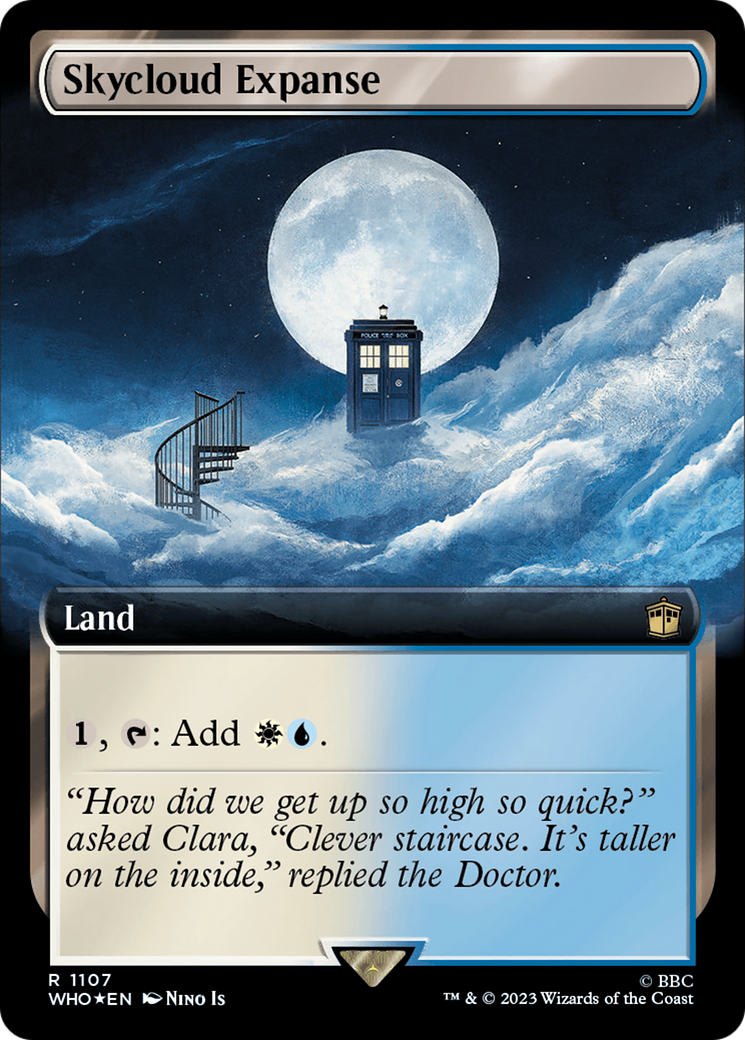 Skycloud Expanse (Extended Art) (Surge Foil) [Doctor Who] | Gam3 Escape