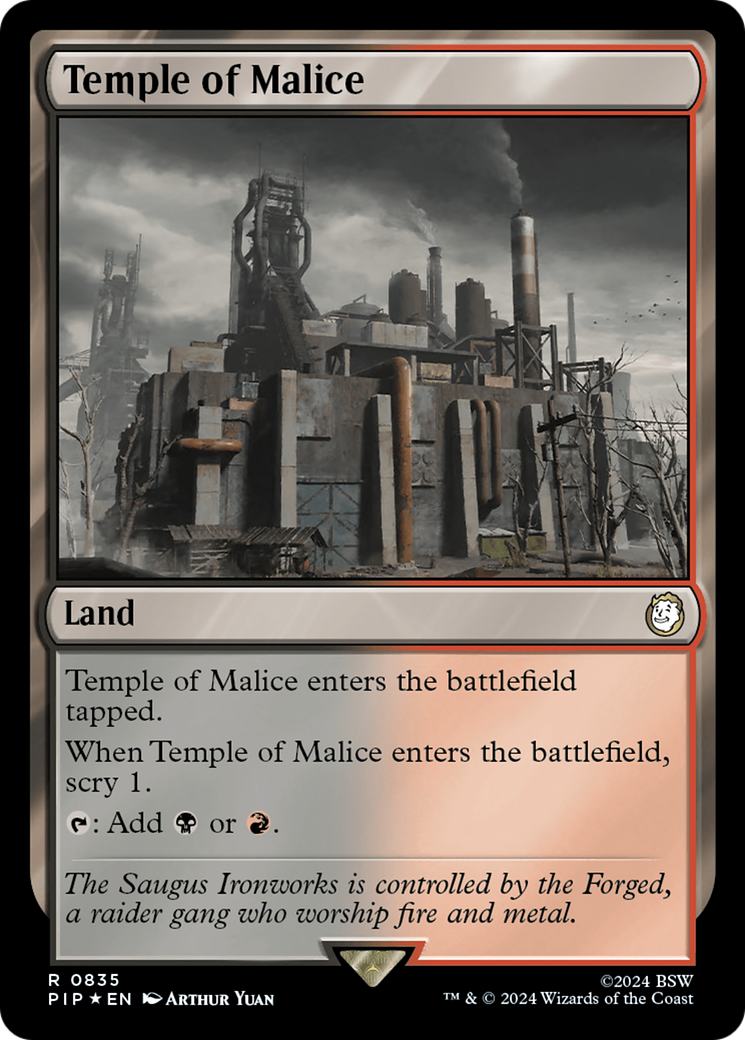 Temple of Malice (Surge Foil) [Fallout] | Gam3 Escape