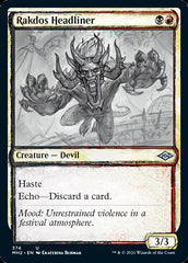 Rakdos Headliner (Sketch) [Modern Horizons 2] | Gam3 Escape