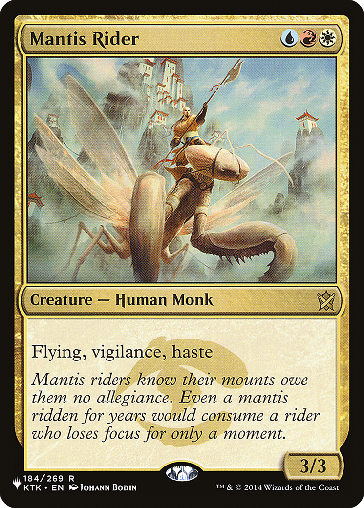 Mantis Rider [The List Reprints] | Gam3 Escape