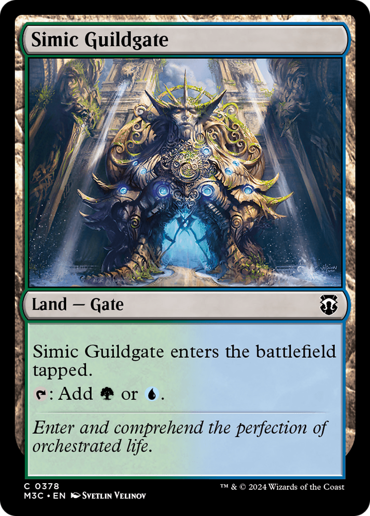 Simic Guildgate (Ripple Foil) [Modern Horizons 3 Commander] | Gam3 Escape