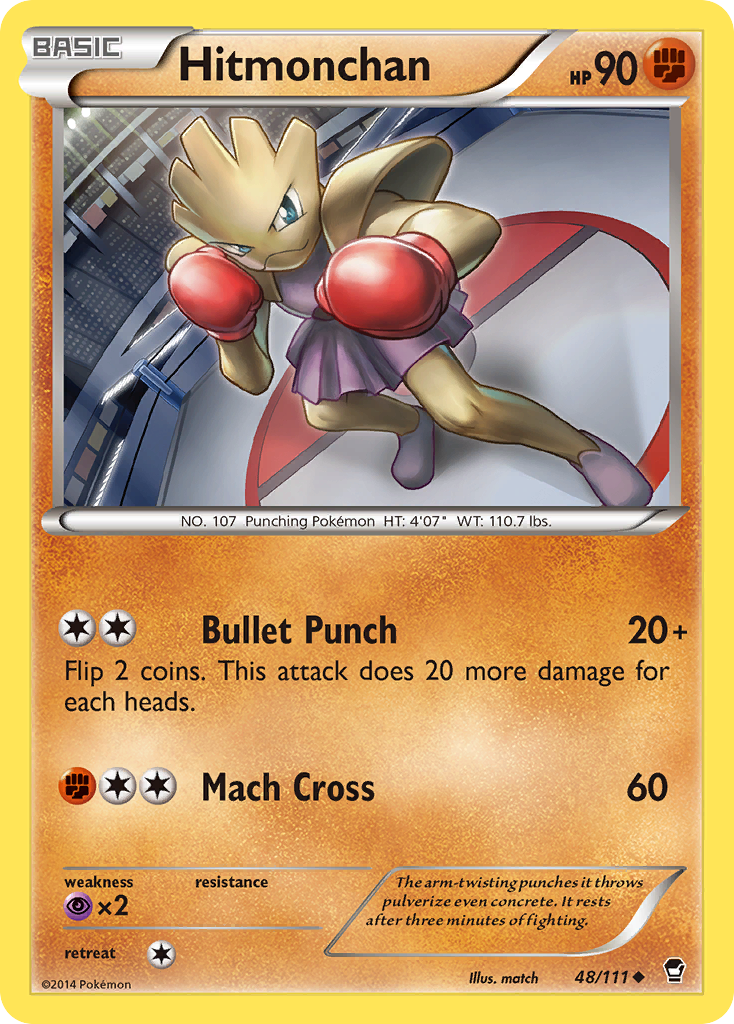 Hitmonchan (48/111) [XY: Furious Fists] | Gam3 Escape