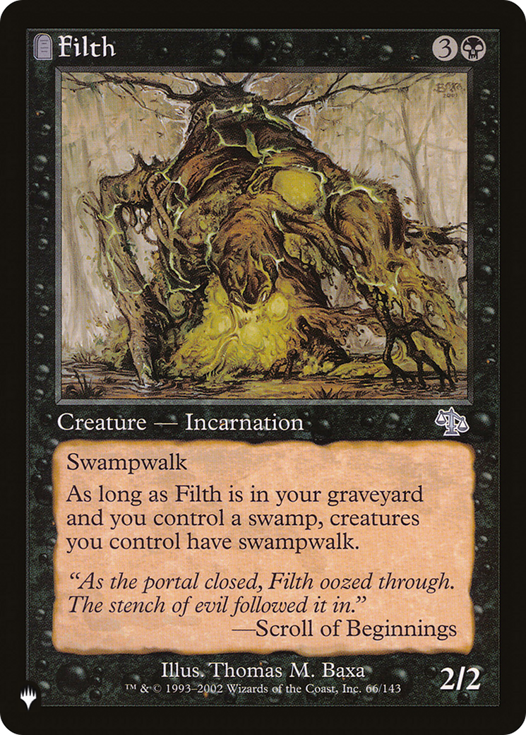 Filth [The List Reprints] | Gam3 Escape