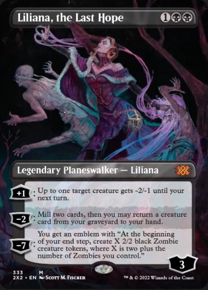 Liliana, the Last Hope (Borderless) [Double Masters 2022] | Gam3 Escape