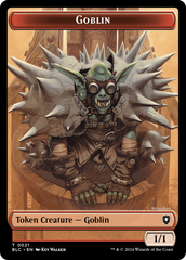 Illusion // Goblin Double-Sided Token [Bloomburrow Commander Tokens] | Gam3 Escape
