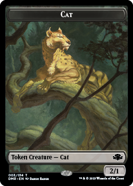 Insect // Cat (003) Double-Sided Token [Dominaria Remastered Tokens] | Gam3 Escape