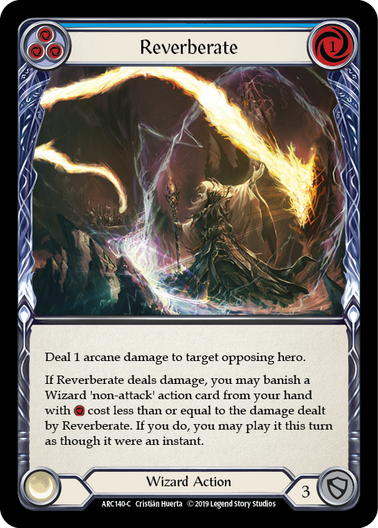 Reverberate (Blue) [ARC140-C] (Arcane Rising)  1st Edition Normal | Gam3 Escape
