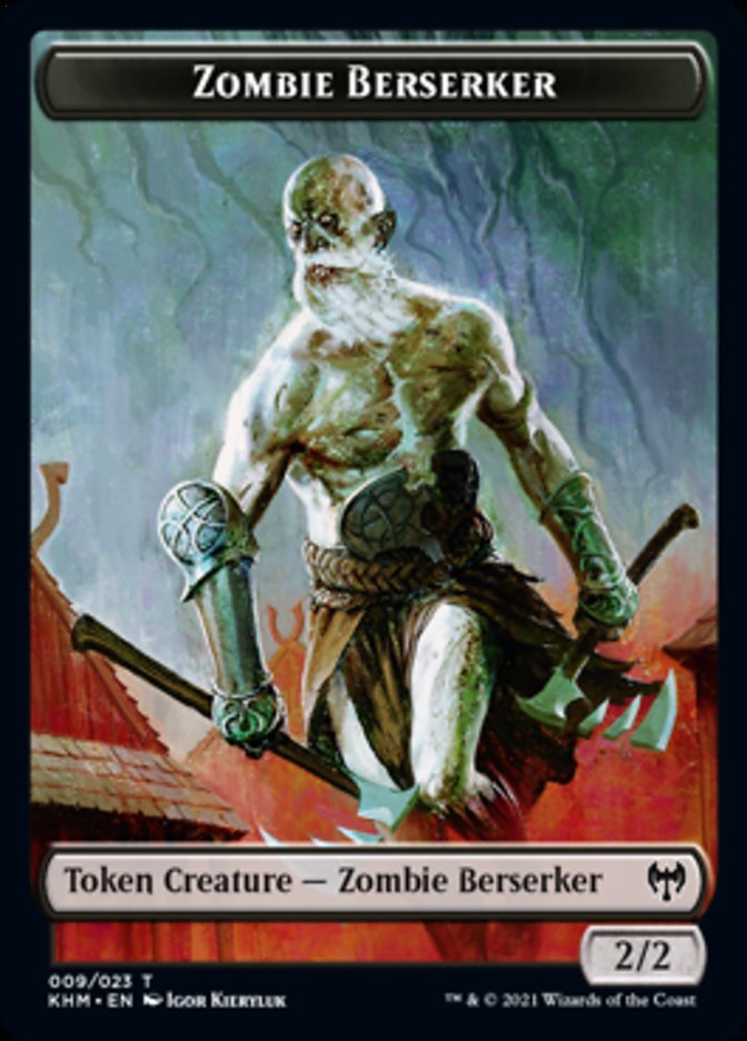 Zombie Berserker Token [Kaldheim Tokens] | Gam3 Escape