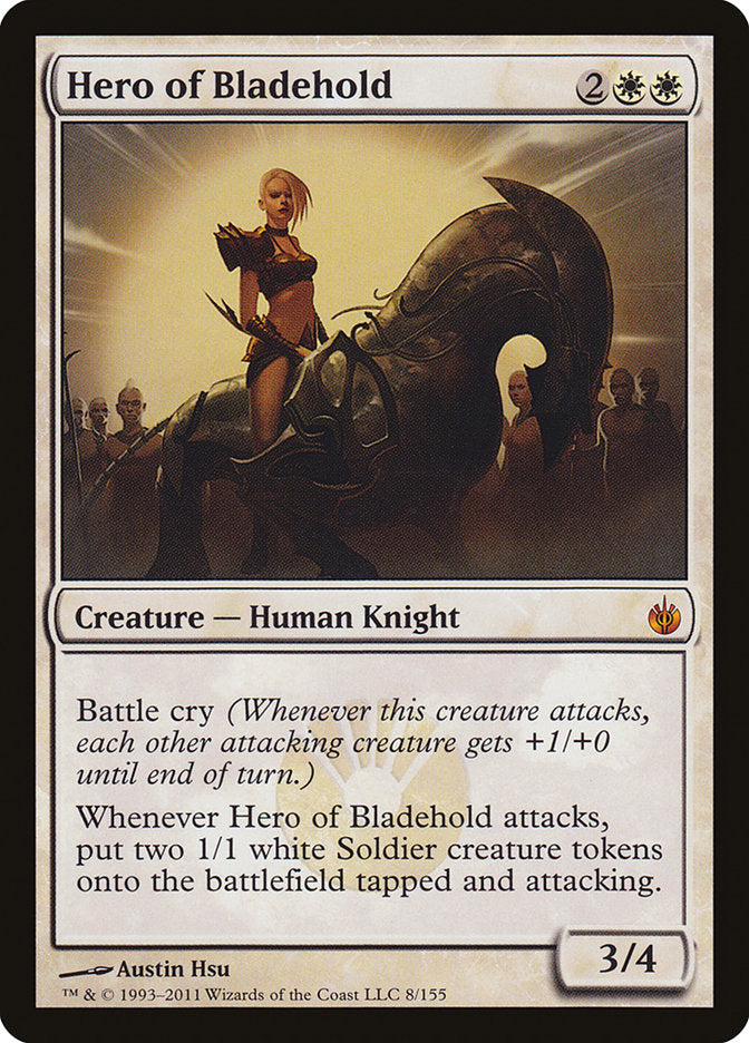 Hero of Bladehold (Oversized) [Oversize Cards] | Gam3 Escape