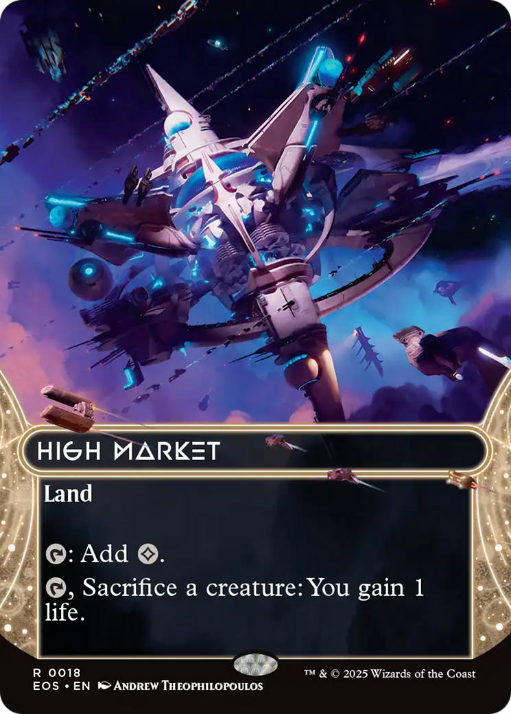 High Market (0018) (Borderless) [Edge of Eternities: Stellar Sights] | Gam3 Escape