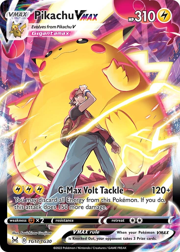 Pikachu VMAX (TG17/TG30) [Sword & Shield: Lost Origin] | Gam3 Escape