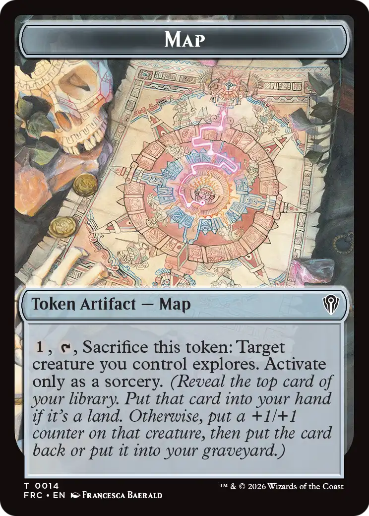 Cadet // Map Double-Sided Token [Reality Fracture Commander Tokens] | Gam3 Escape