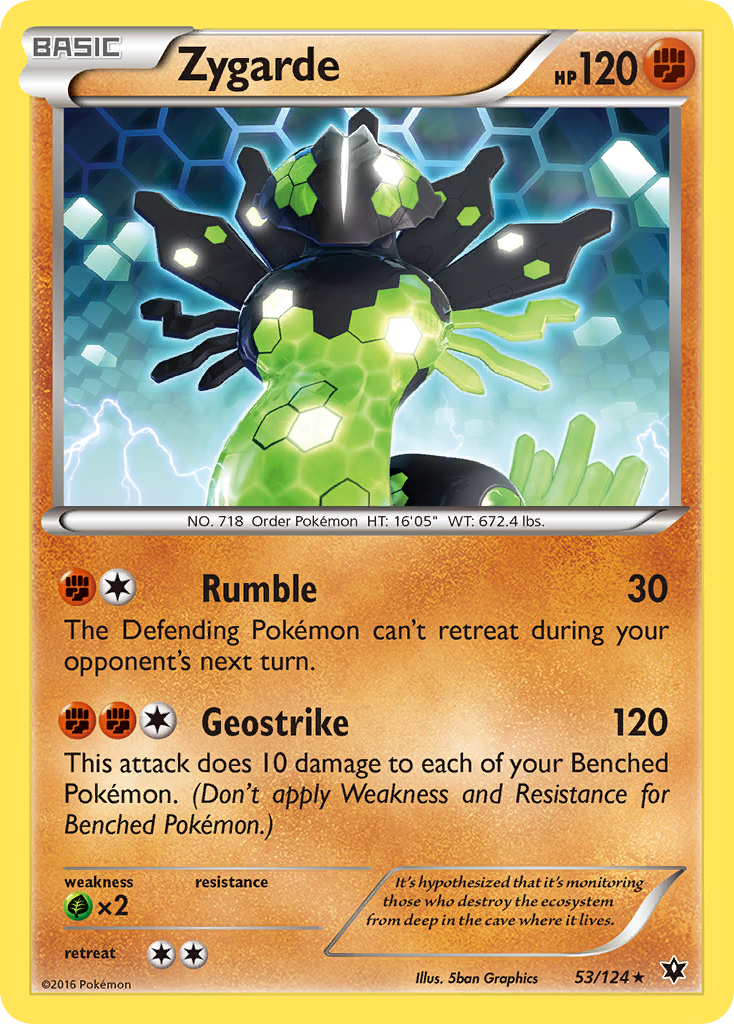 Zygarde (53/124) [XY: Fates Collide] | Gam3 Escape