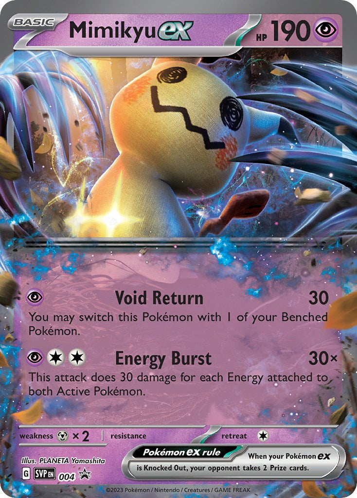 Mimikyu ex (004) [Scarlet & Violet: Black Star Promos] | Gam3 Escape