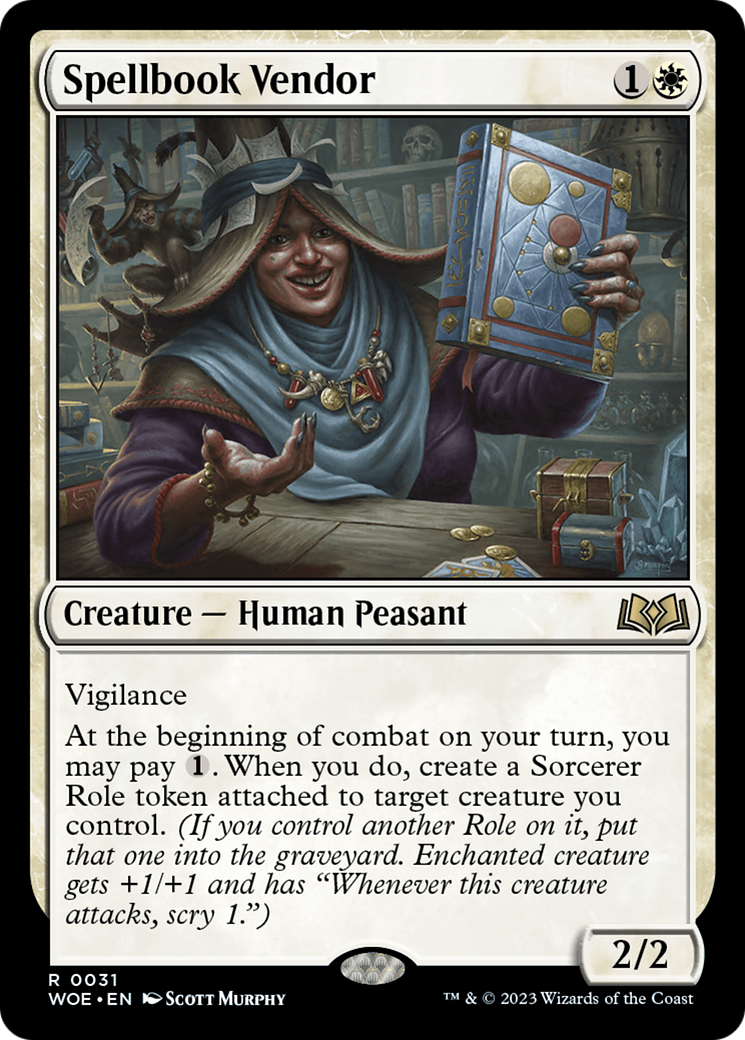 Spellbook Vendor [Wilds of Eldraine] | Gam3 Escape