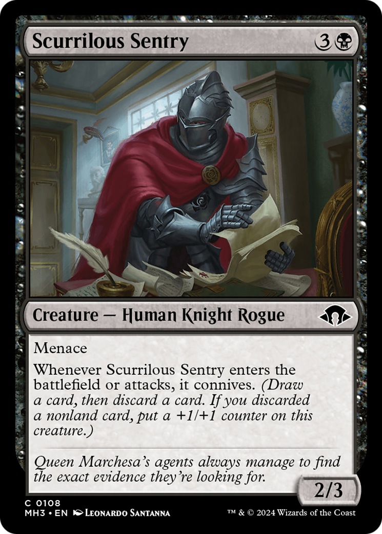 Scurrilous Sentry [Modern Horizons 3] | Gam3 Escape